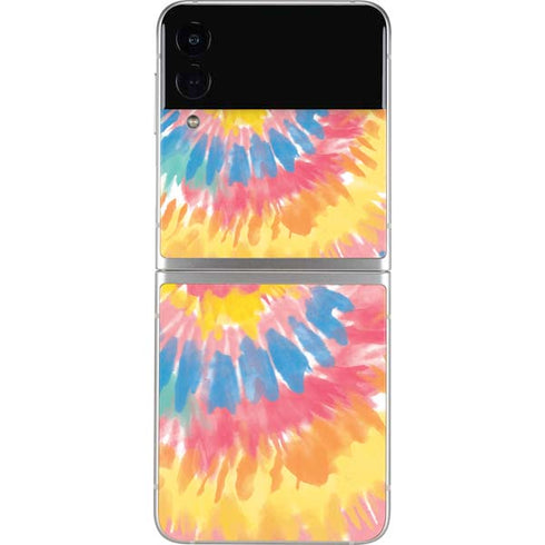 Rainbow Tie Dye Galaxy Z Flip4 5G Skin
